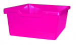 rosa  - Korpusschrank mit 1 Einlegeboden und 6 Plastik-Kästen