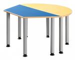 Höhenverstellbare Tische mit Metallbeinen