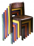 Stapelbar Stuhl TIM - voll gebeizt | Höhe 18 cm, Höhe 20 cm, 504305, Höhe 26 cm, Höhe 30 cm, Höhe 34 cm, Höhe 38 cm, Höhe 42 cm, Höhe 46 cm