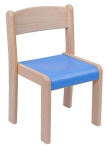 Stapelbar Stuhl VIGO HPL Sitz in Farbe | Höhe 18 cm, Höhe 20 cm, Höhe 22 cm, Höhe 26 cm, Höhe 30 cm, Höhe 34 cm, Höhe 38 cm