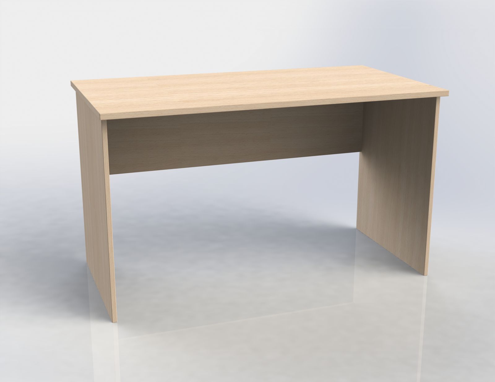 Schreibtisch ohne Schubladen 130 x 70 cm