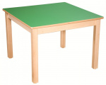 Quadrat Tisch 70 x 70 cm | Höhe 36 cm, Höhe 40 cm, Höhe 46 cm, Höhe 52 cm, Höhe 58 cm, Höhe 64 cm, Höhe 70 cm, Höhe 76 cm