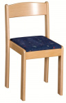 Muster 1  - Stapelbar Stuhl mit Gepolsterte Sitz