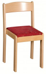 Muster 2  - Stapelbar Stuhl mit Gepolsterte Sitz