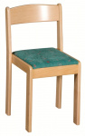 Muster 3  - Stapelbar Stuhl mit Gepolsterte Sitz