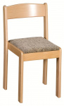 Muster 4  - Stapelbar Stuhl mit Gepolsterte Sitz