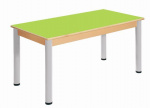 Tisch 120 x 60 cm / Höhenverstellbare Füße 52 - 70 cm