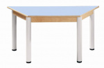 Trapezoidal Tisch 120 x 60 / Höhenverstellbare 36 - 52 cm