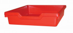 Plastik-boxe N1 SINGLE, Höhe - rot