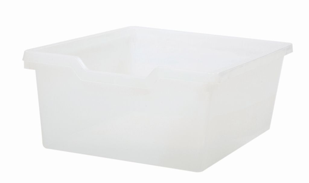 Plastik-box N2 DOUBLE - klar Gratnells