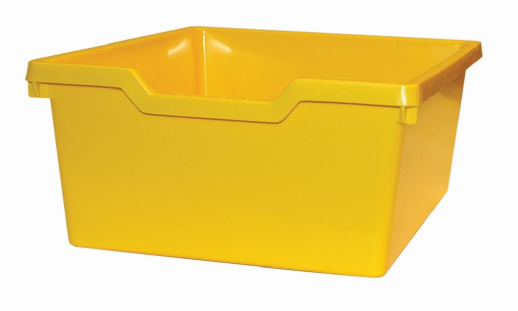 Plastik-box N2 DOUBLE - gelb Gratnells