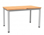 Tabelle 130 x 70 cm / Metallrahmen, Formica