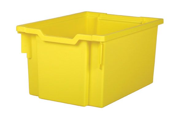 Plastik-box EXTRA DEEP - gelb Gratnells