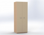 kopie Kombi-Kleiderschrank mit Tür, 1 fester Einlegeboden, Tiefe 60 cm, offiCe TVAR v.d. Klatovy
