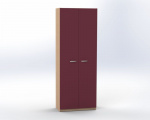 Kombi-Kleiderschrank mit Tür, 1 fester Einlegeboden, offiCe TVAR v.d. Klatovy